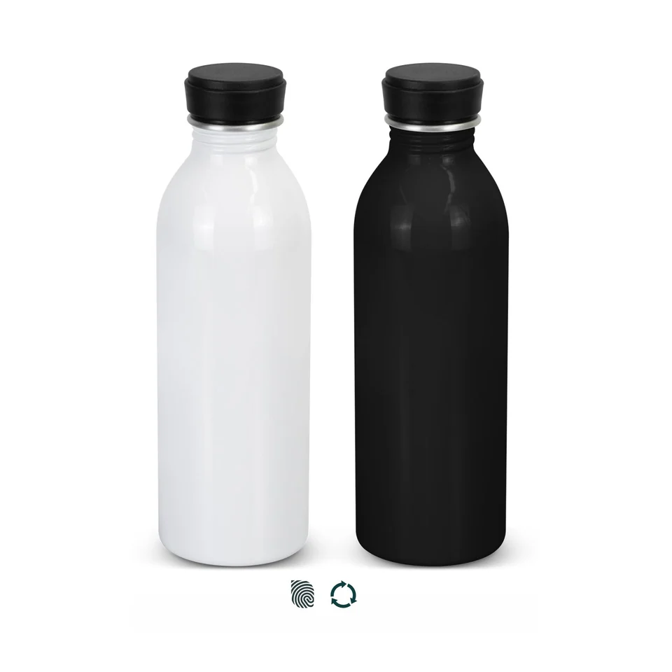 Adora Recycled Aluminium Bottle — 500 ml product example; sample decoration may be shown