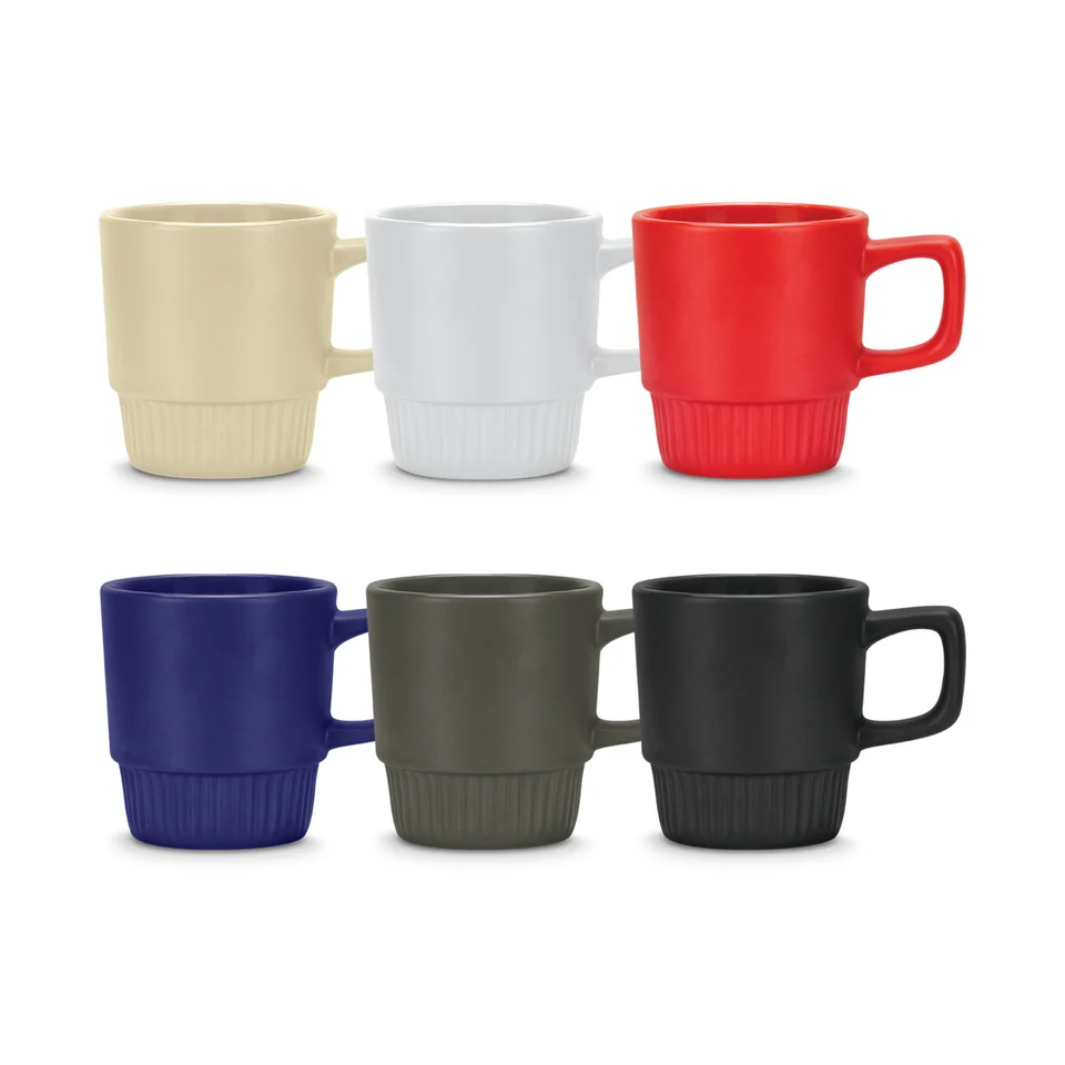 Barista Stackable Coffee Mug product example; sample decoration may be shown
