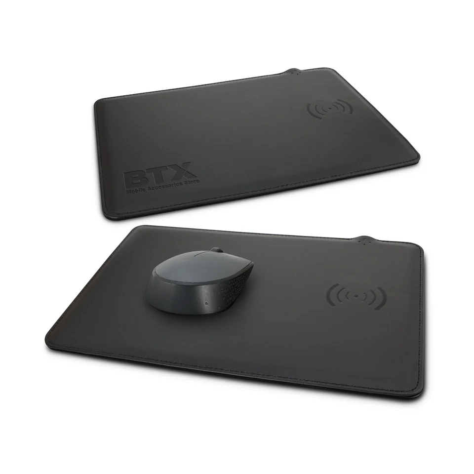 Davros Wireless Charging Mouse Mat product example; sample decoration may be shown