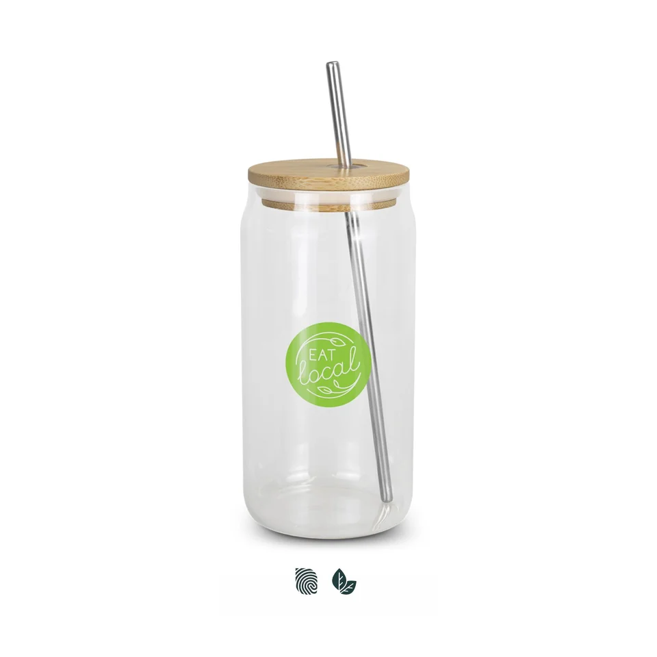 Fallon Glass Tumbler product example; sample decoration may be shown