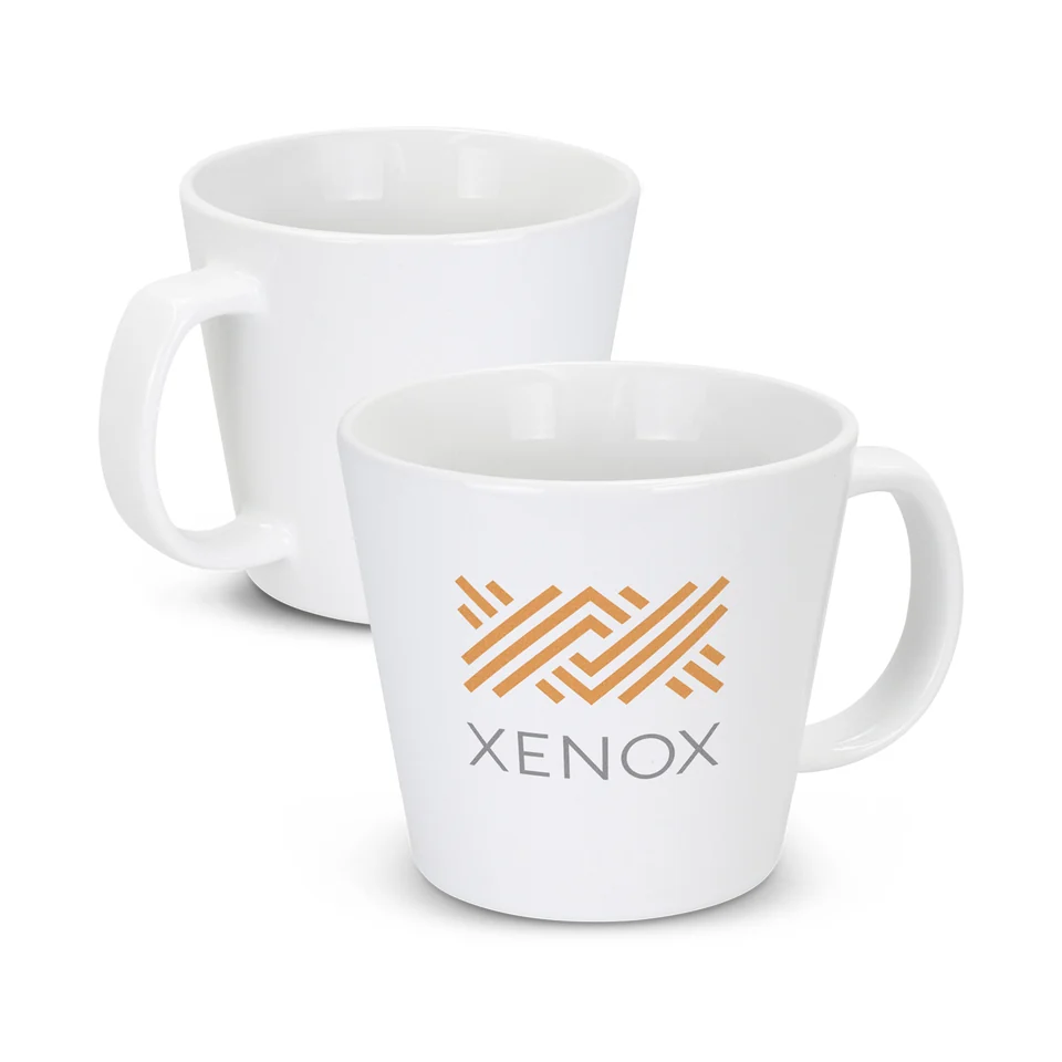 Kona Coffee Mug product example; sample decoration may be shown
