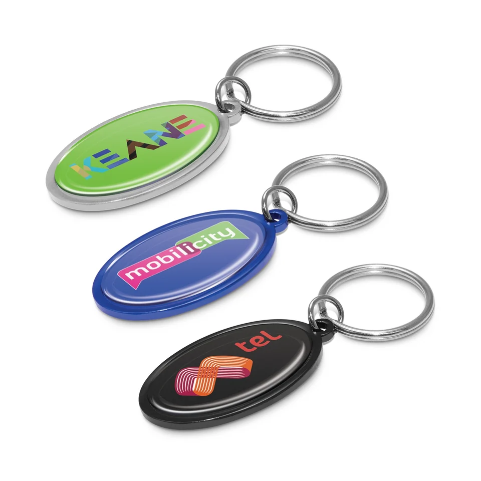 Surf Key Ring product example; sample decoration may be shown