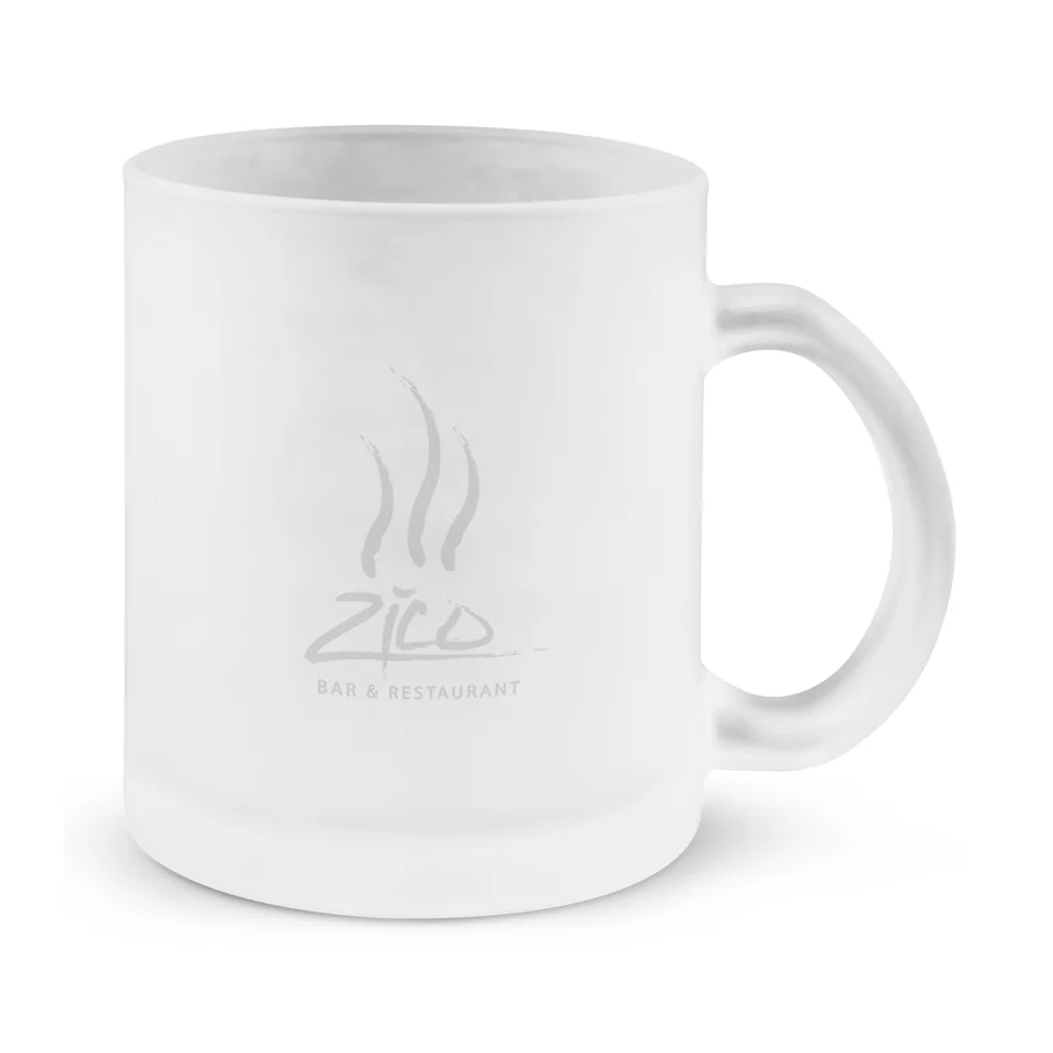 Venetian Glass Coffee Mug product example; sample decoration may be shown